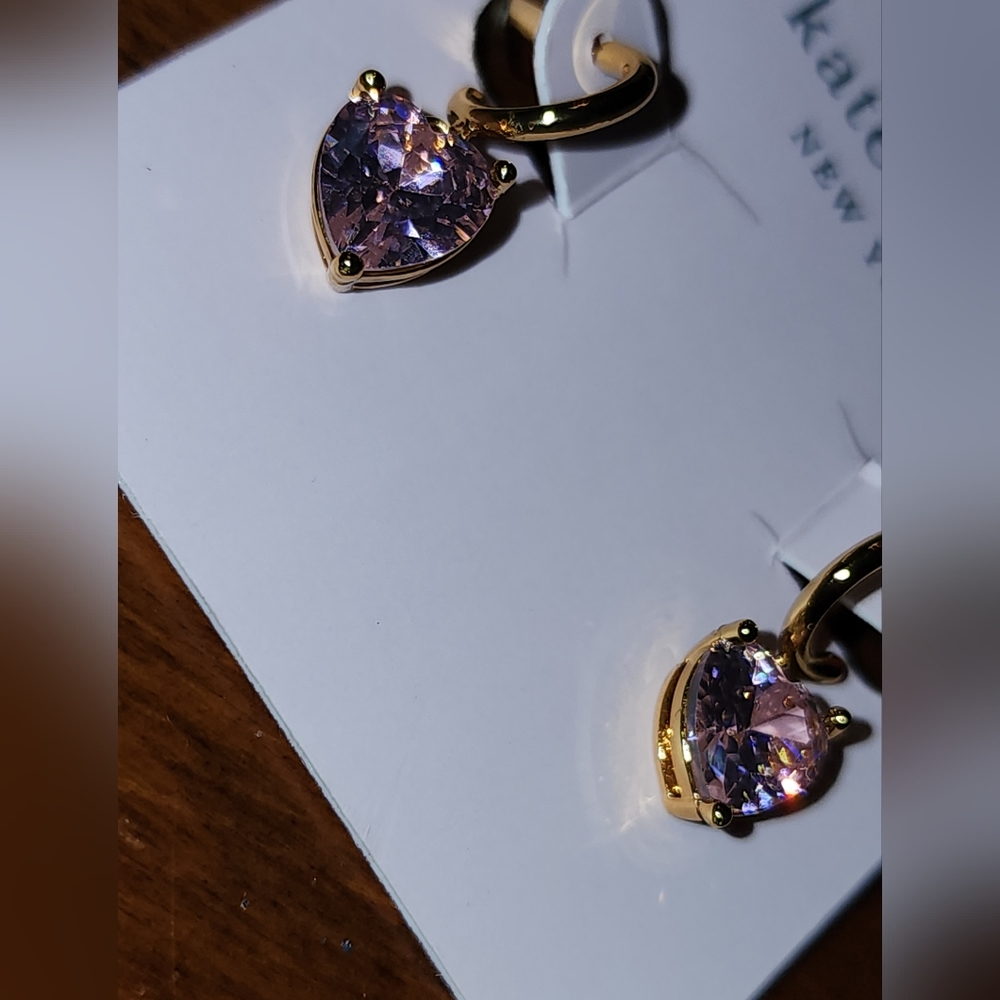 NEW Kate Spade Dangling hearts - Picture 6 of 6